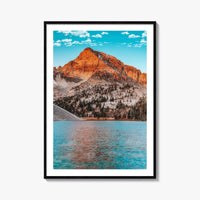 Mount Idaho Fine Art Photo Print, Mountain Lake, USA Wall Decor Poster