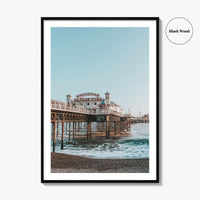 Brighton Fine Art Photo Print, Palace Pier, England UK Poster