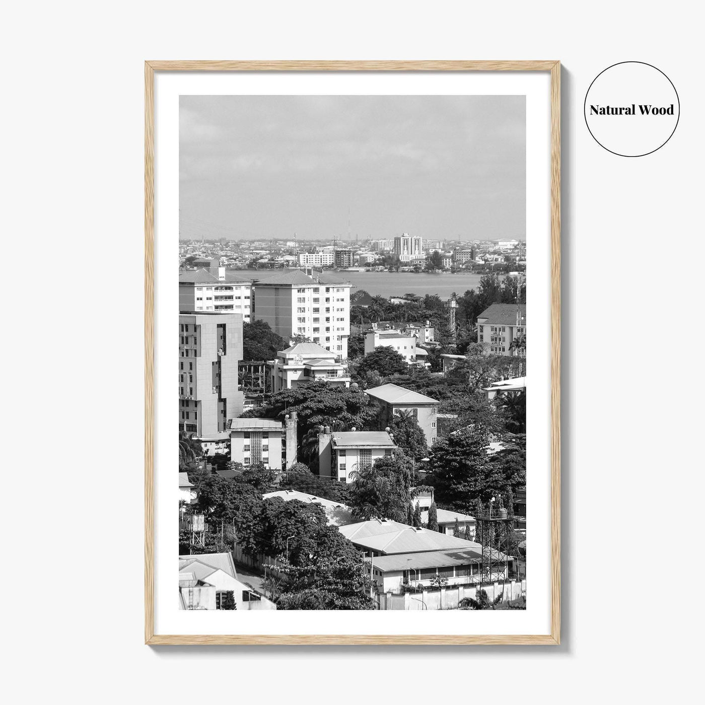 Lagos Black and White Fine Art Photo Print, Nigeria Wall Decor, Photo Poster