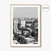 Lagos Black and White Fine Art Photo Print, Nigeria Wall Decor, Photo Poster