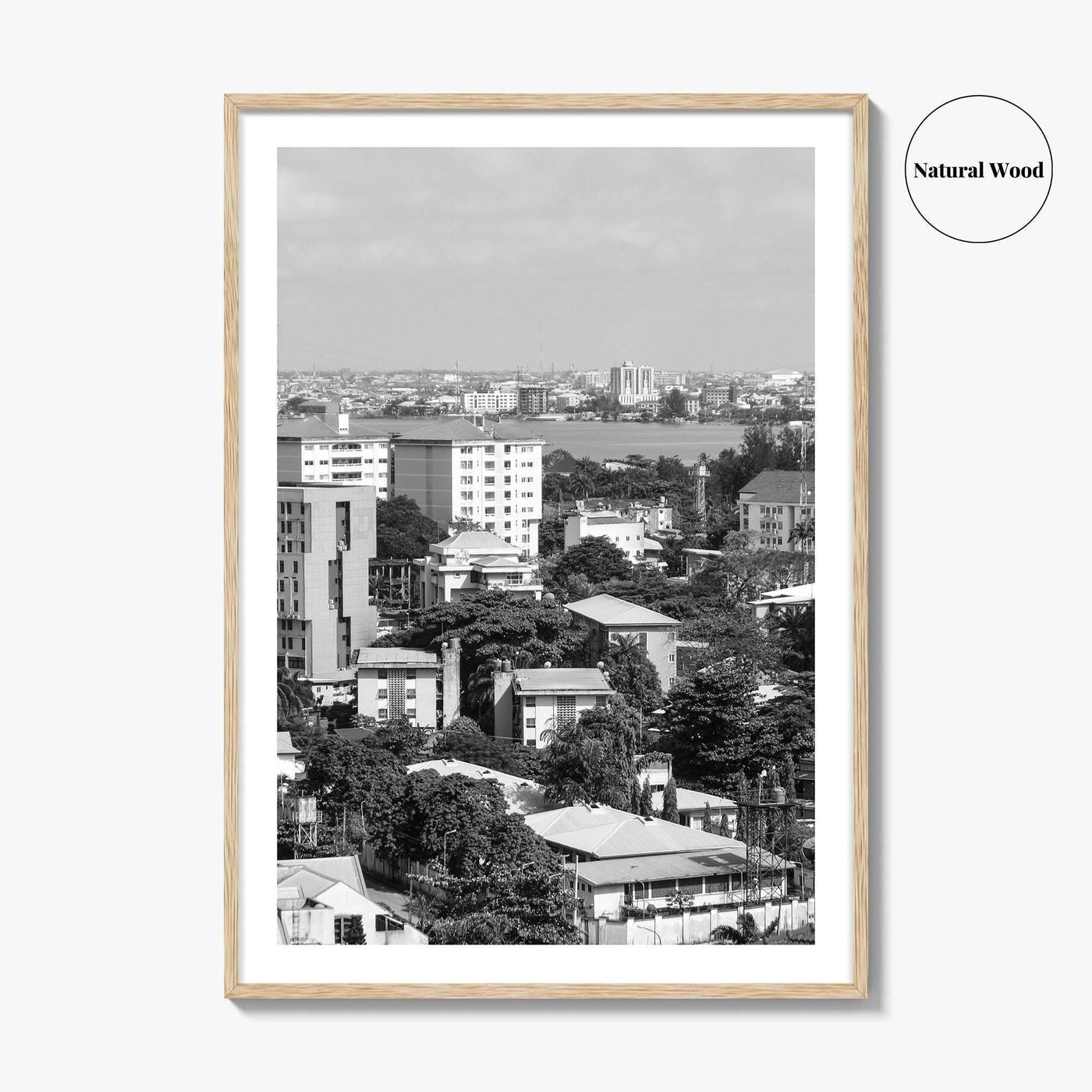 Lagos Black and White Fine Art Photo Print, Nigeria Wall Decor, Photo Poster