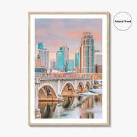 Minneapolis Skyline Fine Art Photo Print, Wall Poster, Minnesota USA