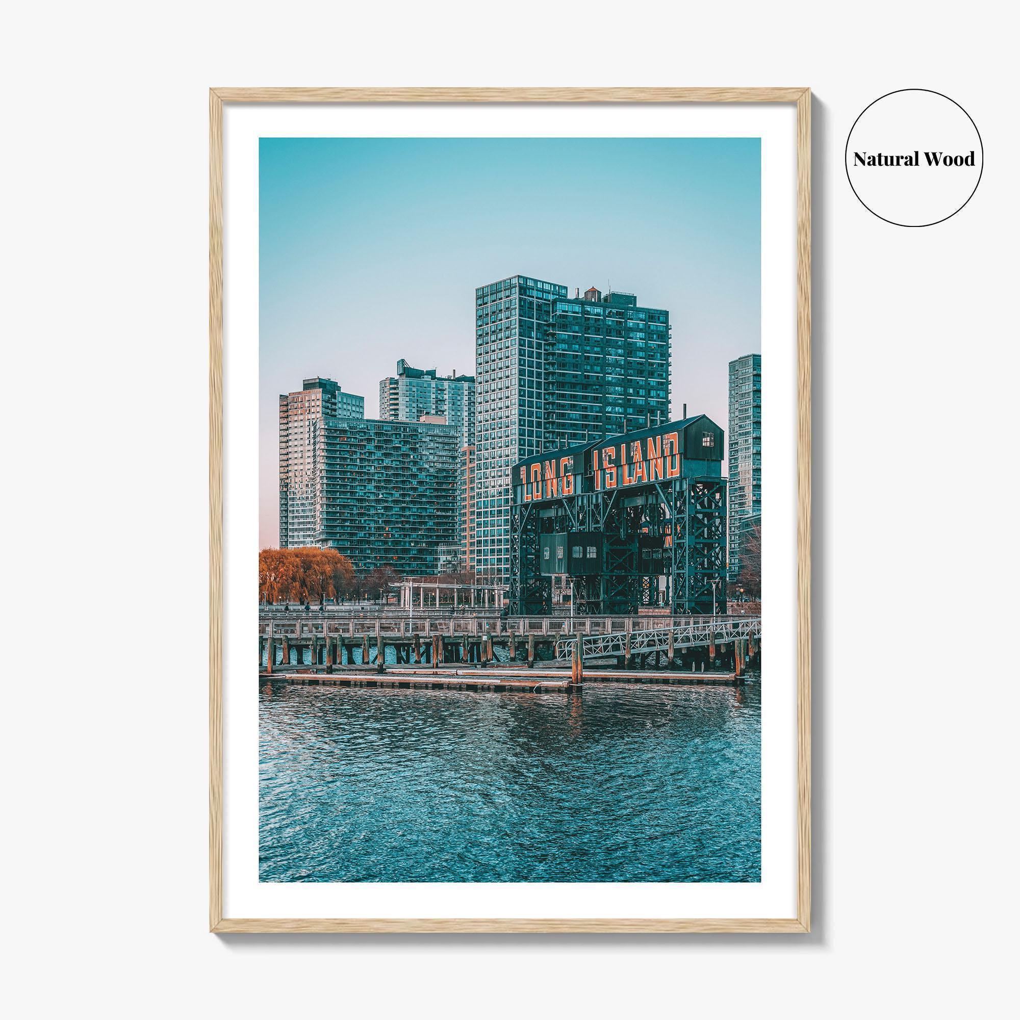 Long Island City Fine Art Photo Print, Queens Waterfront, New York NYC Poster