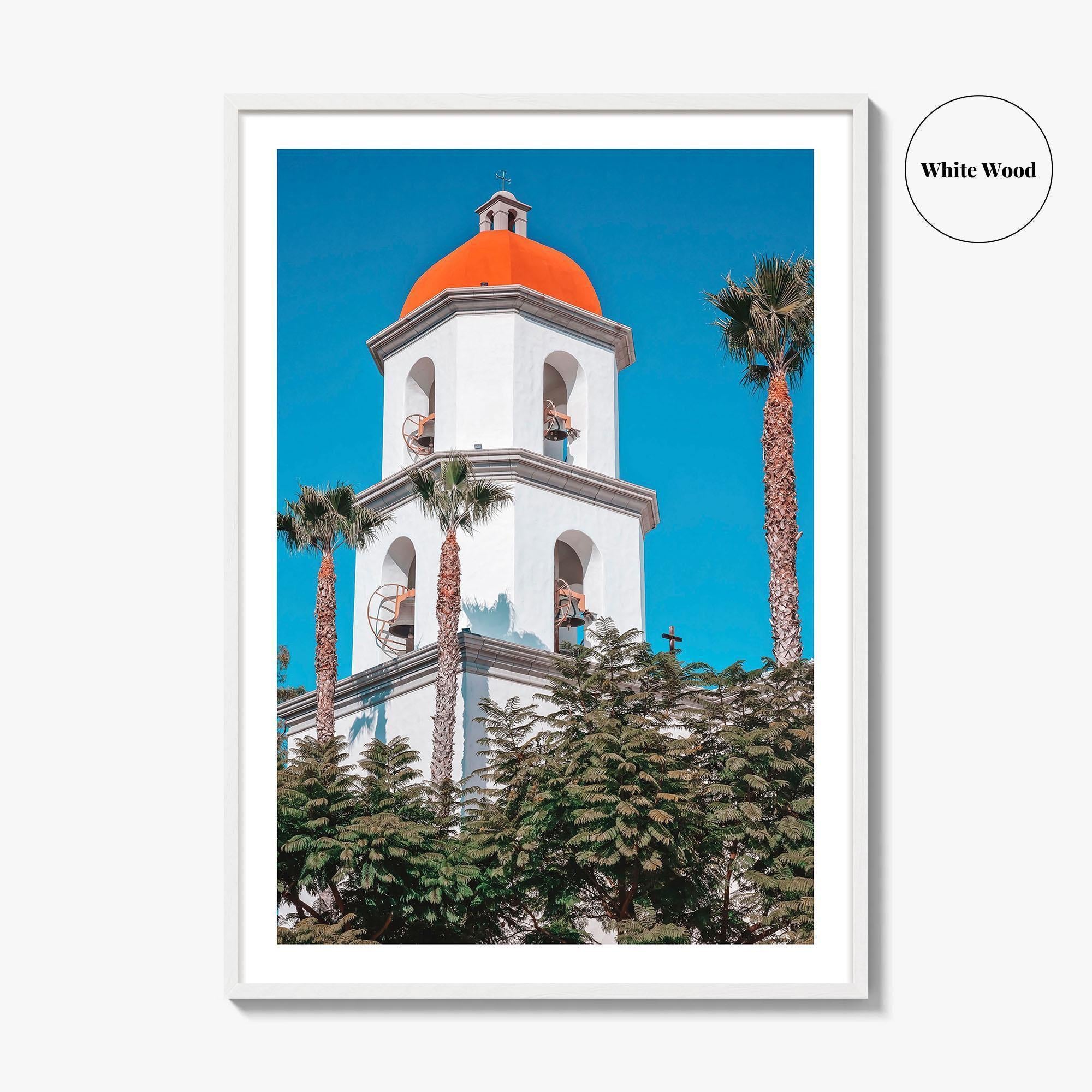 San Juan Capistrano Fine Art Photo Print, Mission Basilica Ruins, Orange County California Poster