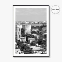 Lagos Black and White Fine Art Photo Print, Nigeria Wall Decor, Photo Poster