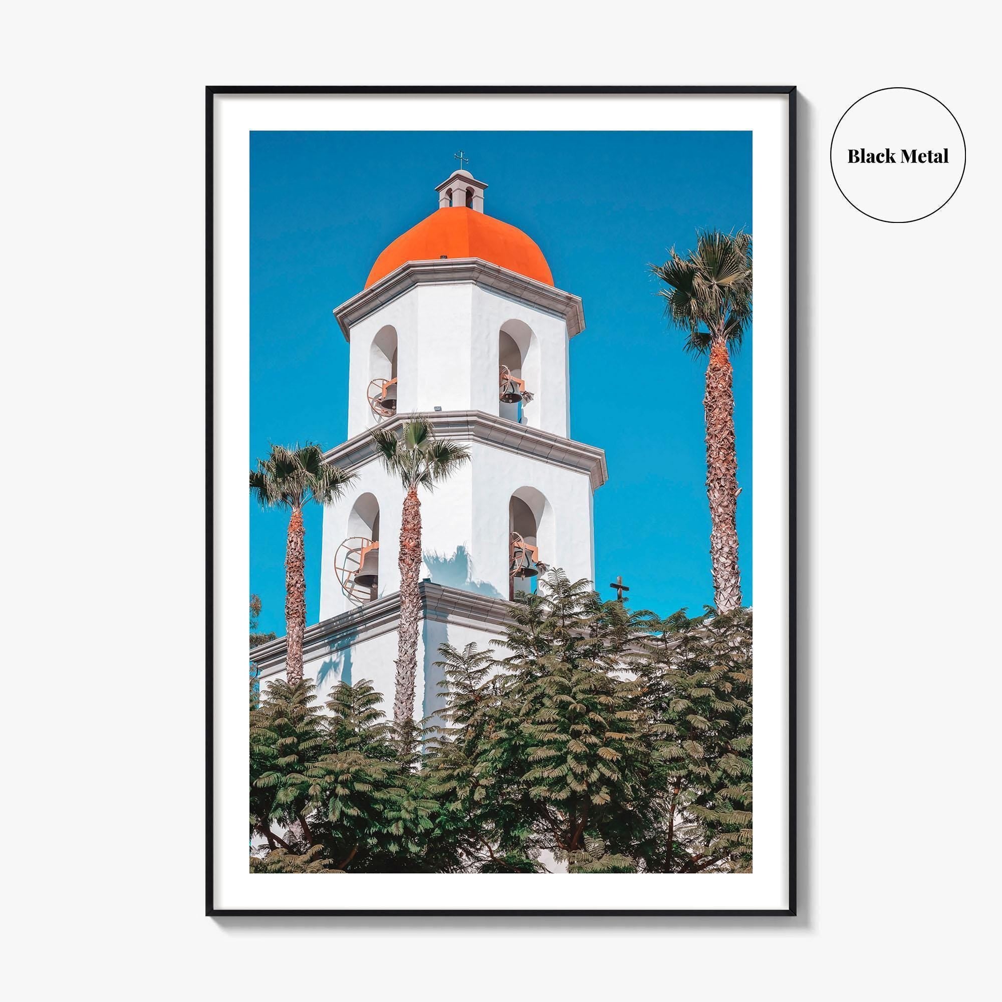San Juan Capistrano Fine Art Photo Print, Mission Basilica Ruins, Orange County California Poster