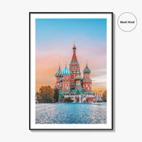 Moscow Russia Fine Art Photo Print, St Basil's Cathedral, Red Square, Poster