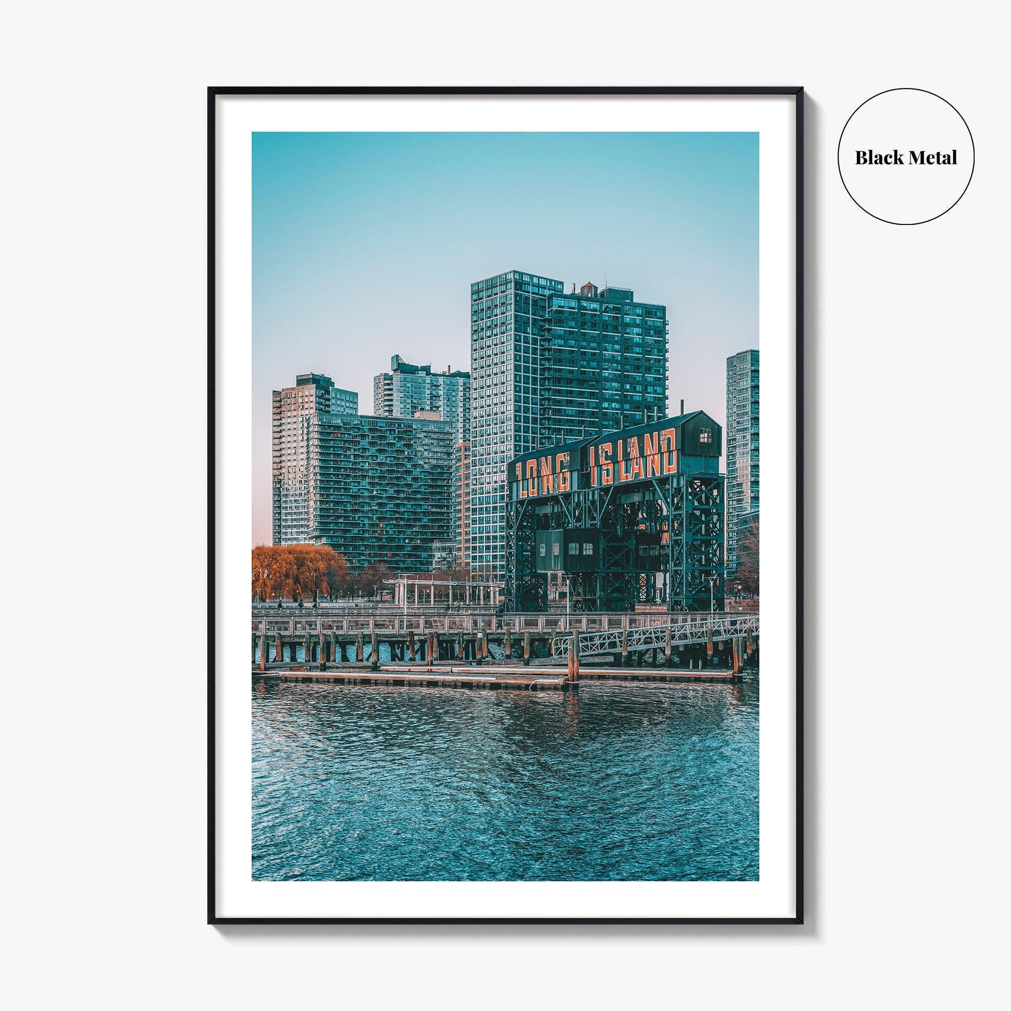 Long Island City Fine Art Photo Print, Queens Waterfront, New York NYC Poster
