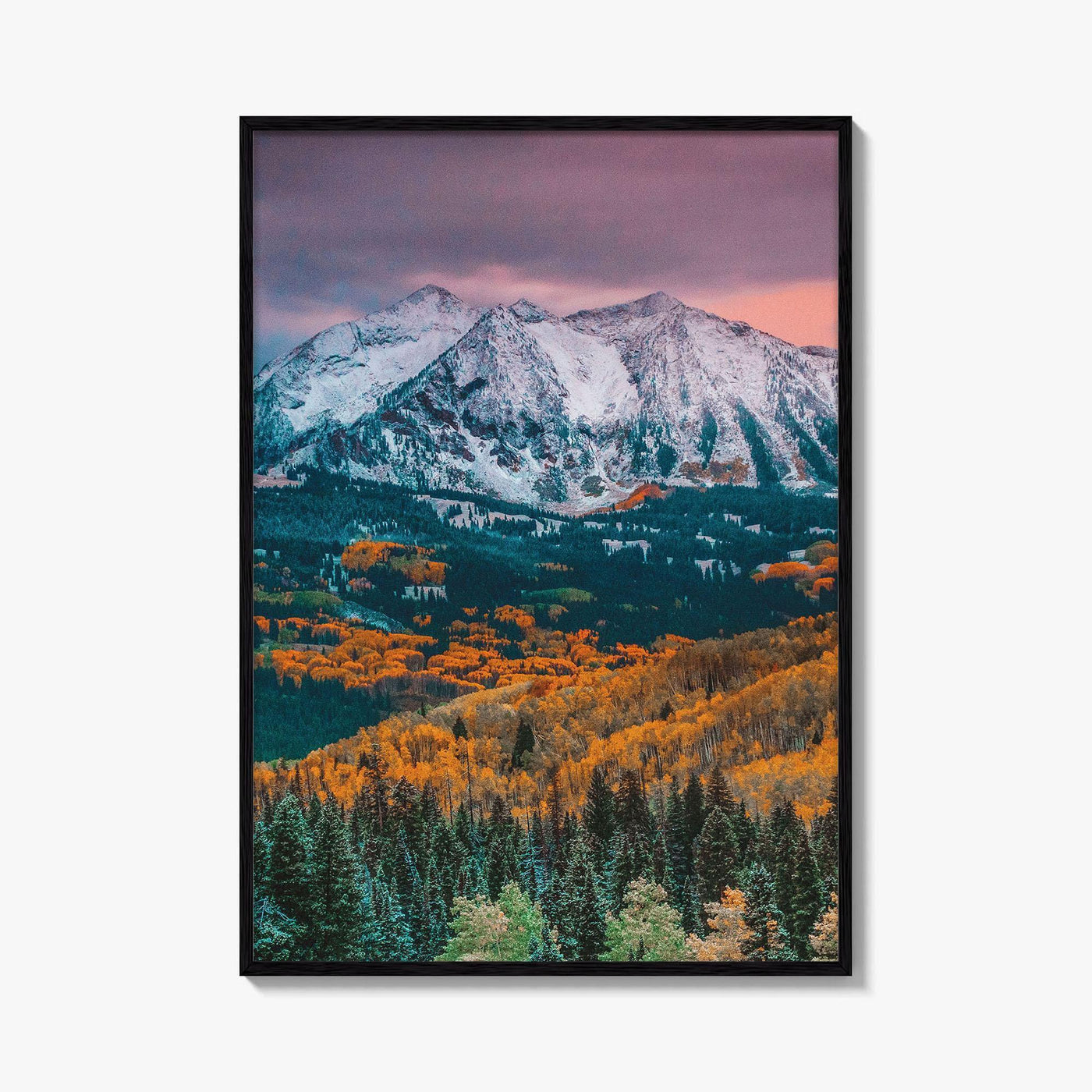 Crested Butte Fine Art Photo Print, Kebler Pass, East Beckwith Mountain, Colorado Poster