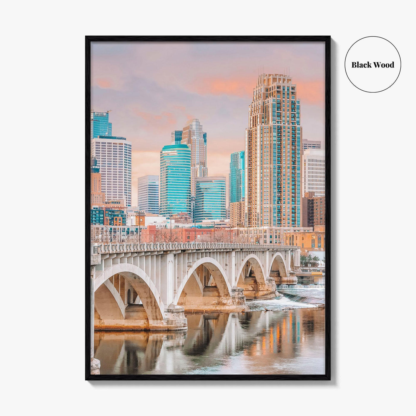 Minneapolis Skyline Fine Art Photo Print, Wall Poster, Minnesota USA