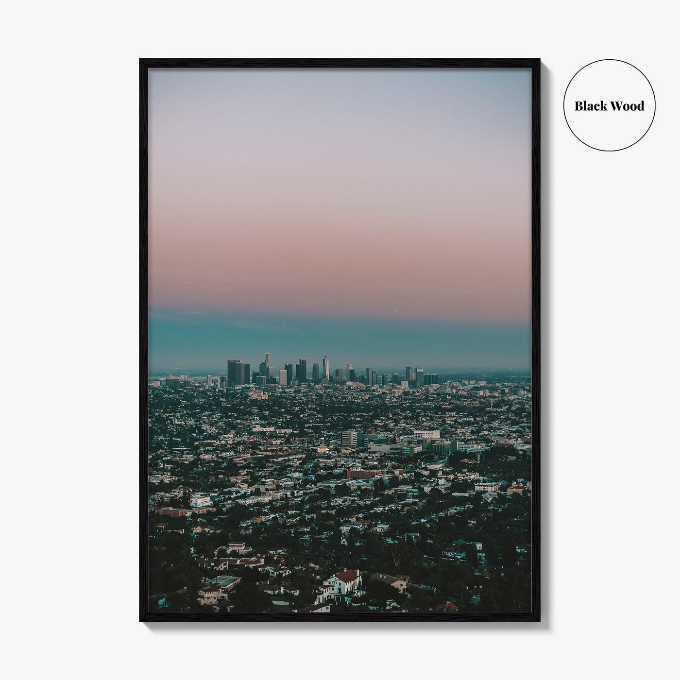 Los Angeles Skyline Fine Art Photo Print, Decor Poster, Griffith Observatory, California, USA