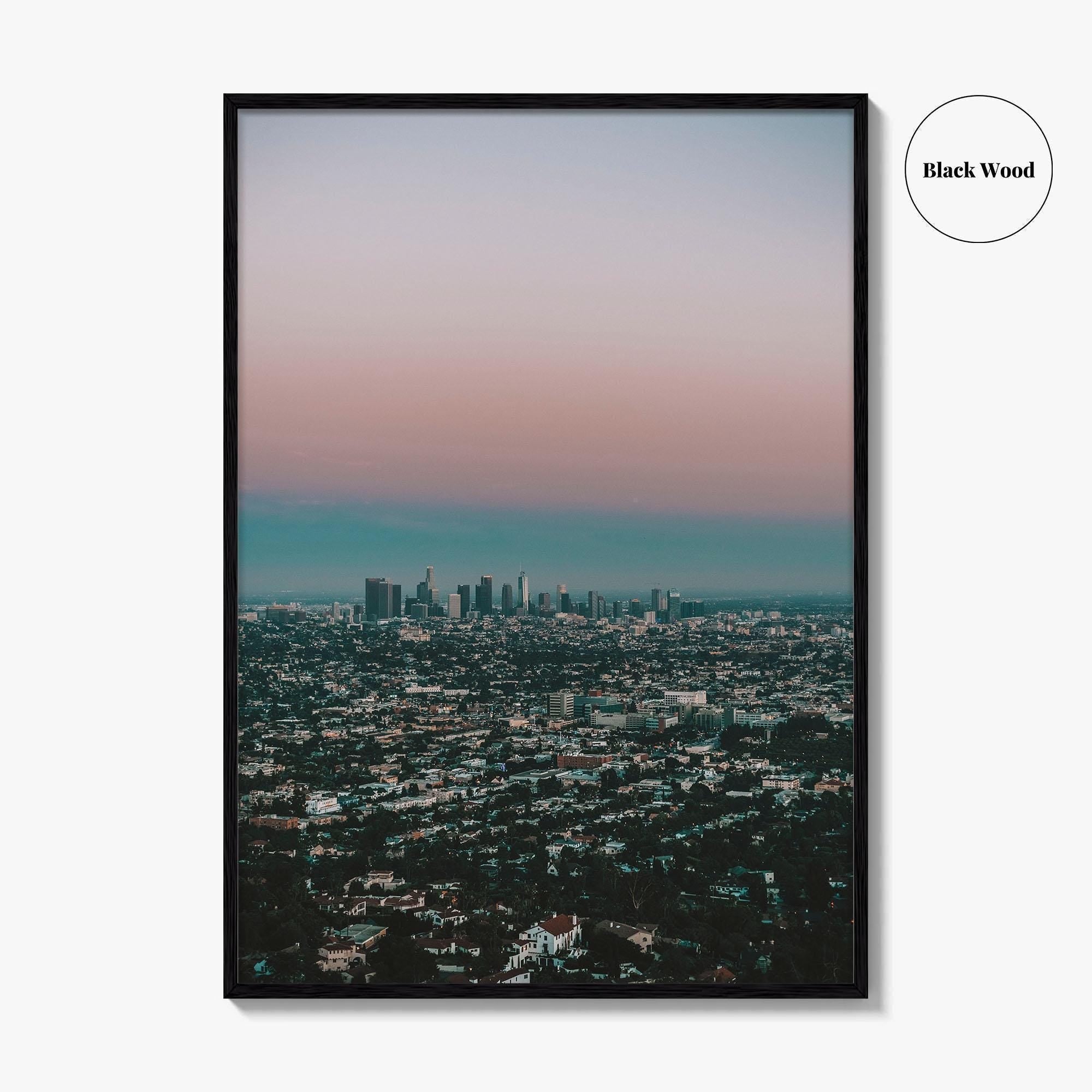 Los Angeles Skyline Fine Art Photo Print, Decor Poster, Griffith Observatory, California, USA