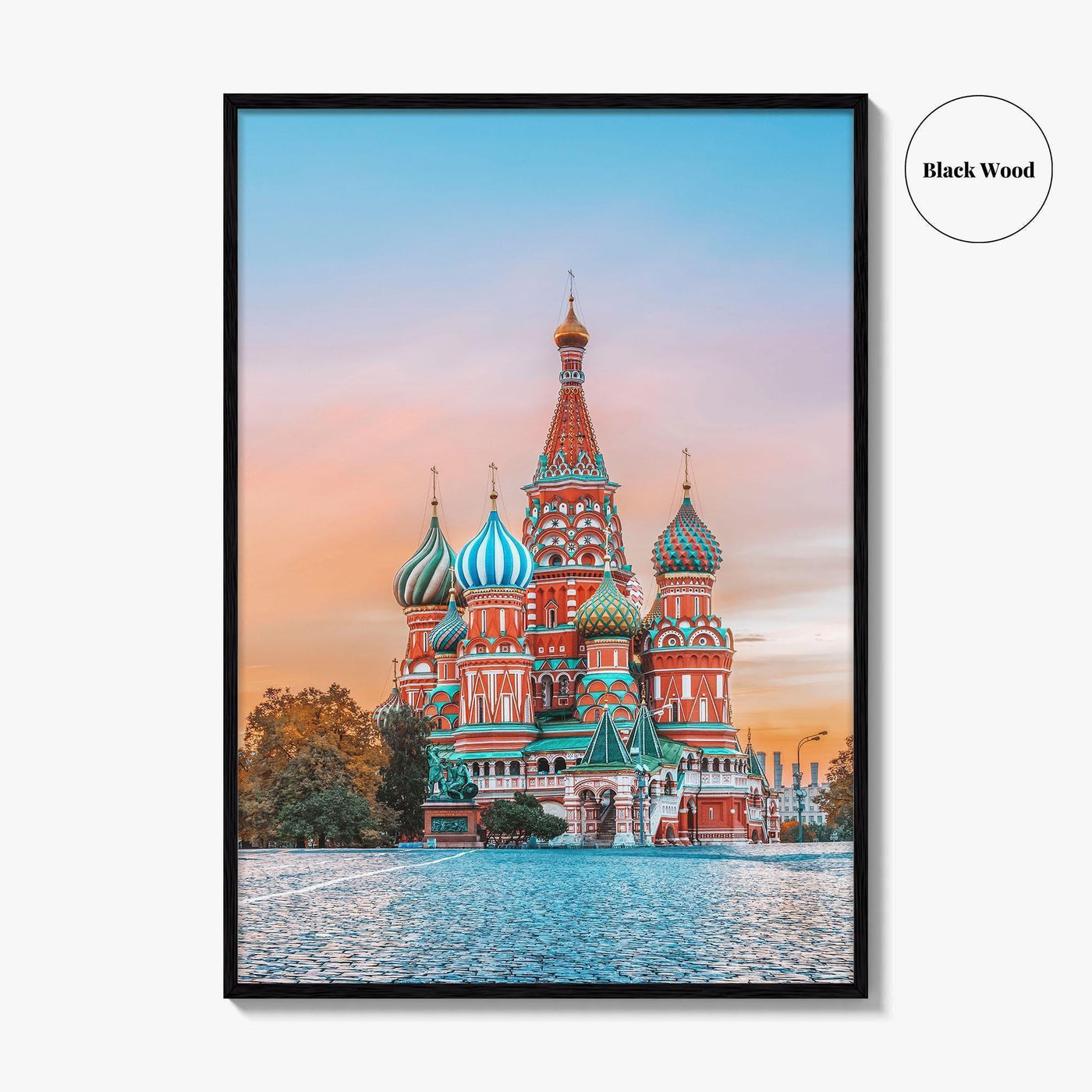 Moscow Russia Fine Art Photo Print, St Basil's Cathedral, Red Square, Poster