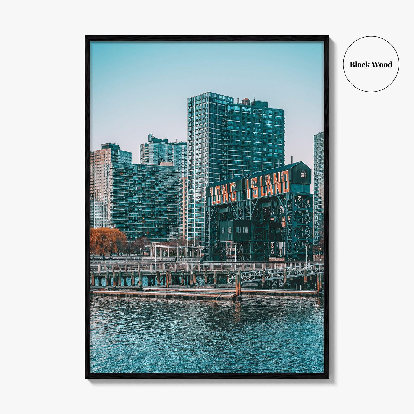 Long Island City Fine Art Photo Print, Queens Waterfront, New York NYC Poster