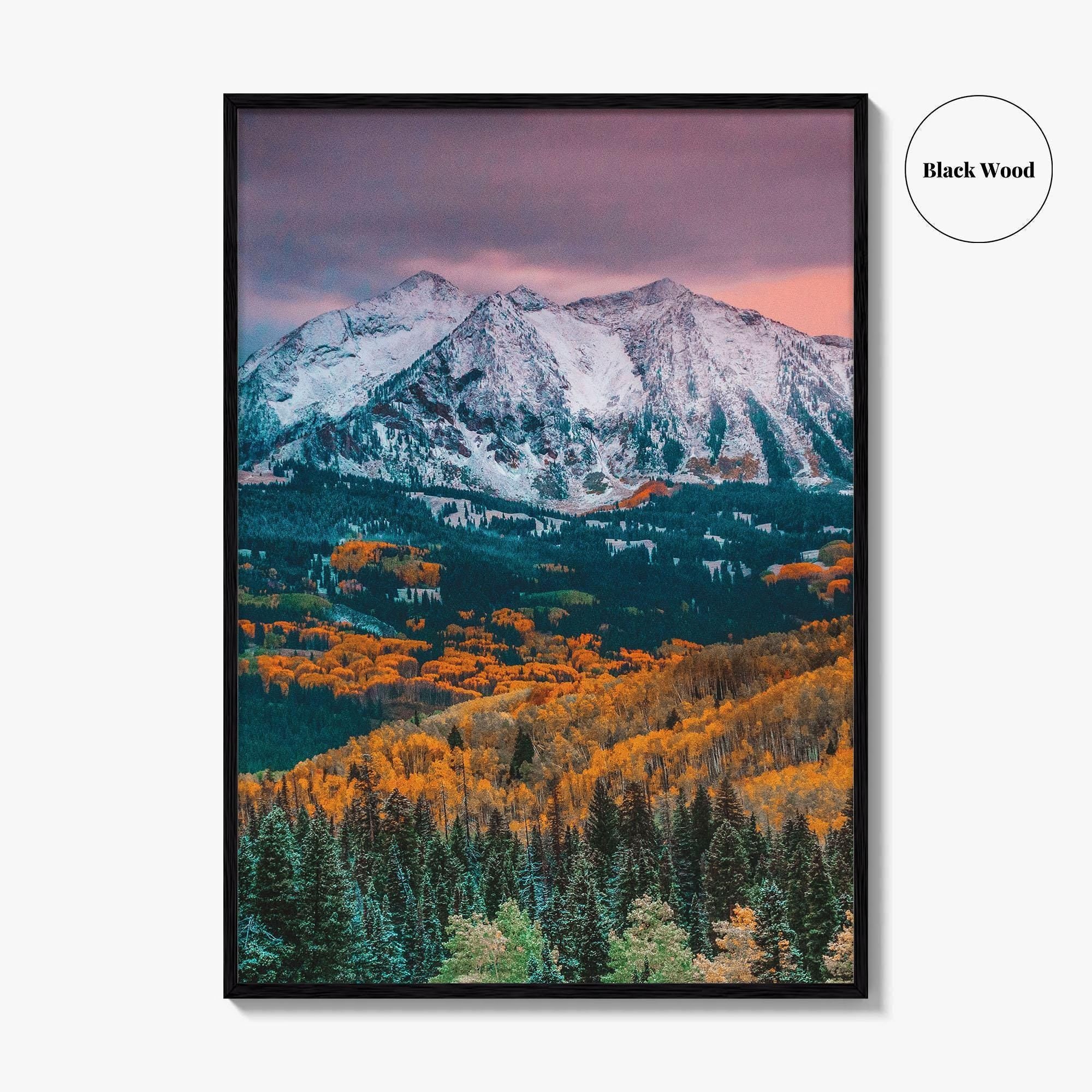 Crested Butte Fine Art Photo Print, Kebler Pass, East Beckwith Mountain, Colorado Poster