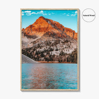 Mount Idaho Fine Art Photo Print, Mountain Lake, USA Wall Decor Poster
