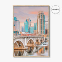 Minneapolis Skyline Fine Art Photo Print, Wall Poster, Minnesota USA