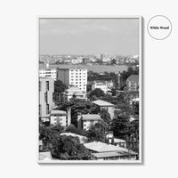 Lagos Black and White Fine Art Photo Print, Nigeria Wall Decor, Photo Poster