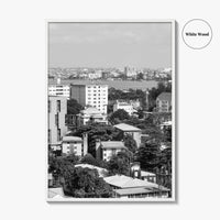 Lagos Black and White Fine Art Photo Print, Nigeria Wall Decor, Photo Poster