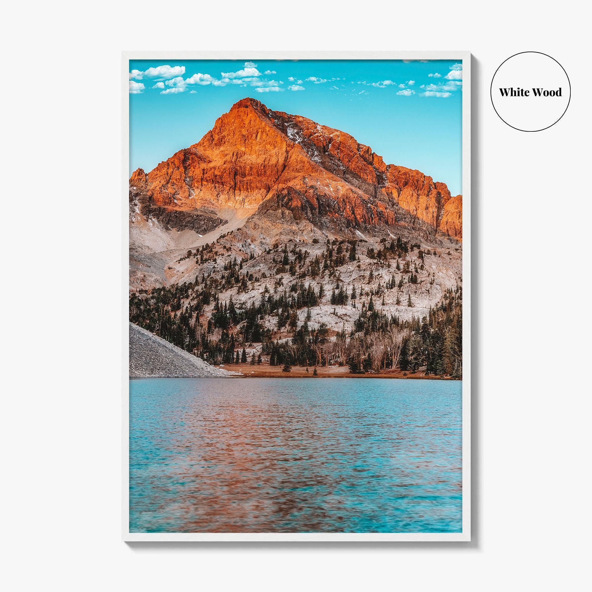 Mount Idaho Fine Art Photo Print, Mountain Lake, USA Wall Decor Poster