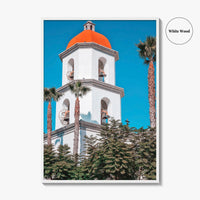 San Juan Capistrano Fine Art Photo Print, Mission Basilica Ruins, Orange County California Poster