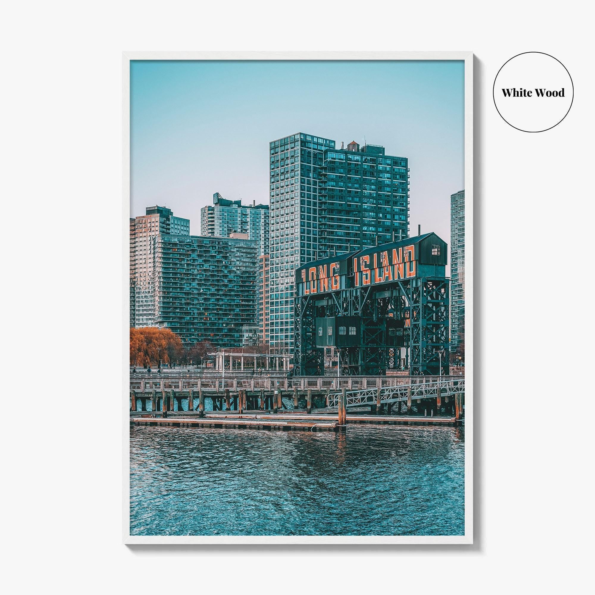 Long Island City Fine Art Photo Print, Queens Waterfront, New York NYC Poster