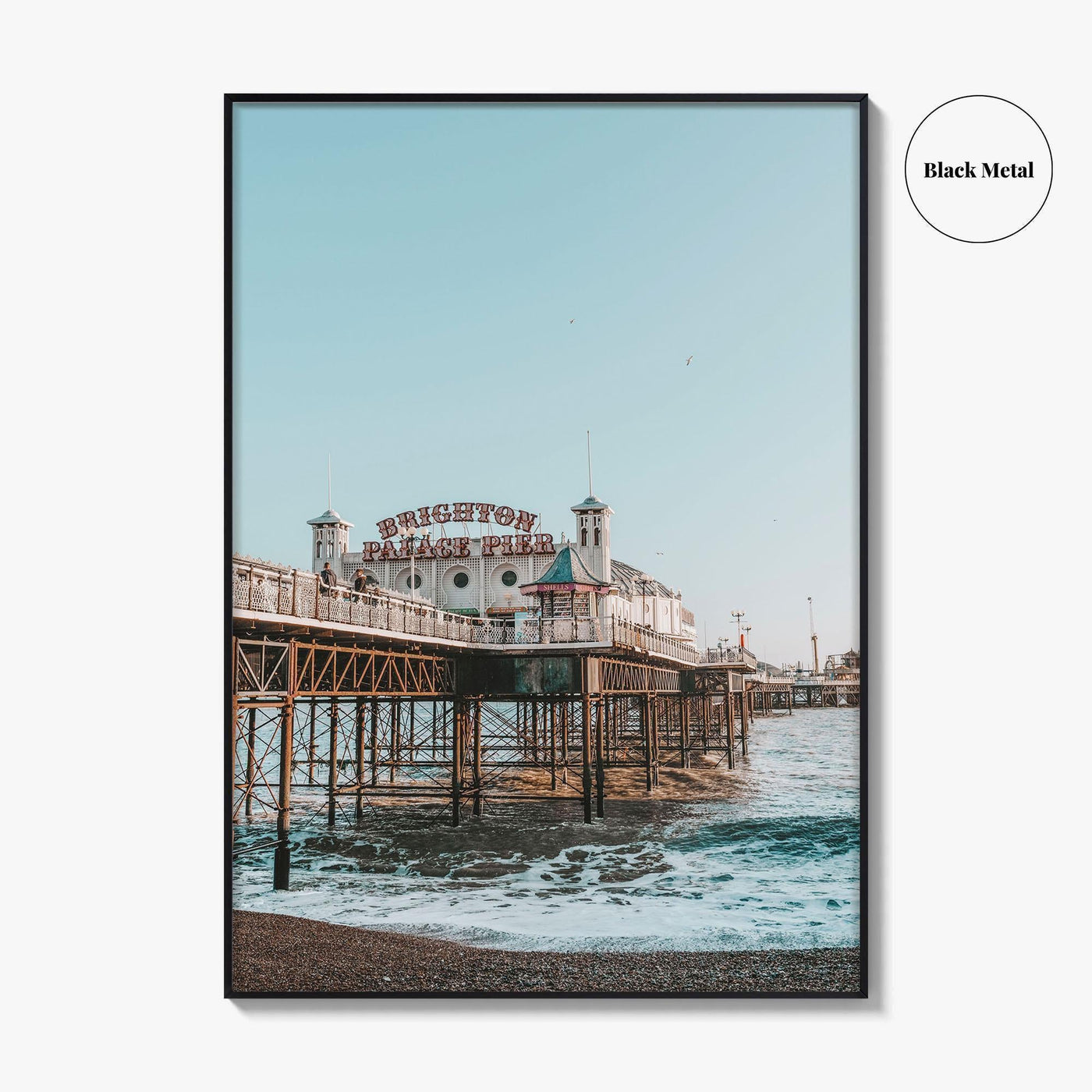 Brighton Fine Art Photo Print, Palace Pier, England UK Poster