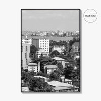 Lagos Black and White Fine Art Photo Print, Nigeria Wall Decor, Photo Poster