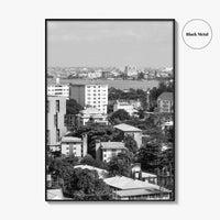 Lagos Black and White Fine Art Photo Print, Nigeria Wall Decor, Photo Poster