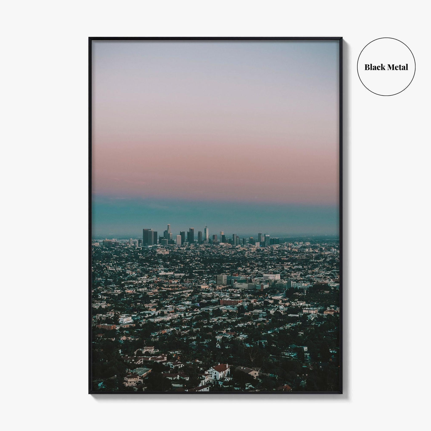 Los Angeles Skyline Fine Art Photo Print, Decor Poster, Griffith Observatory, California, USA