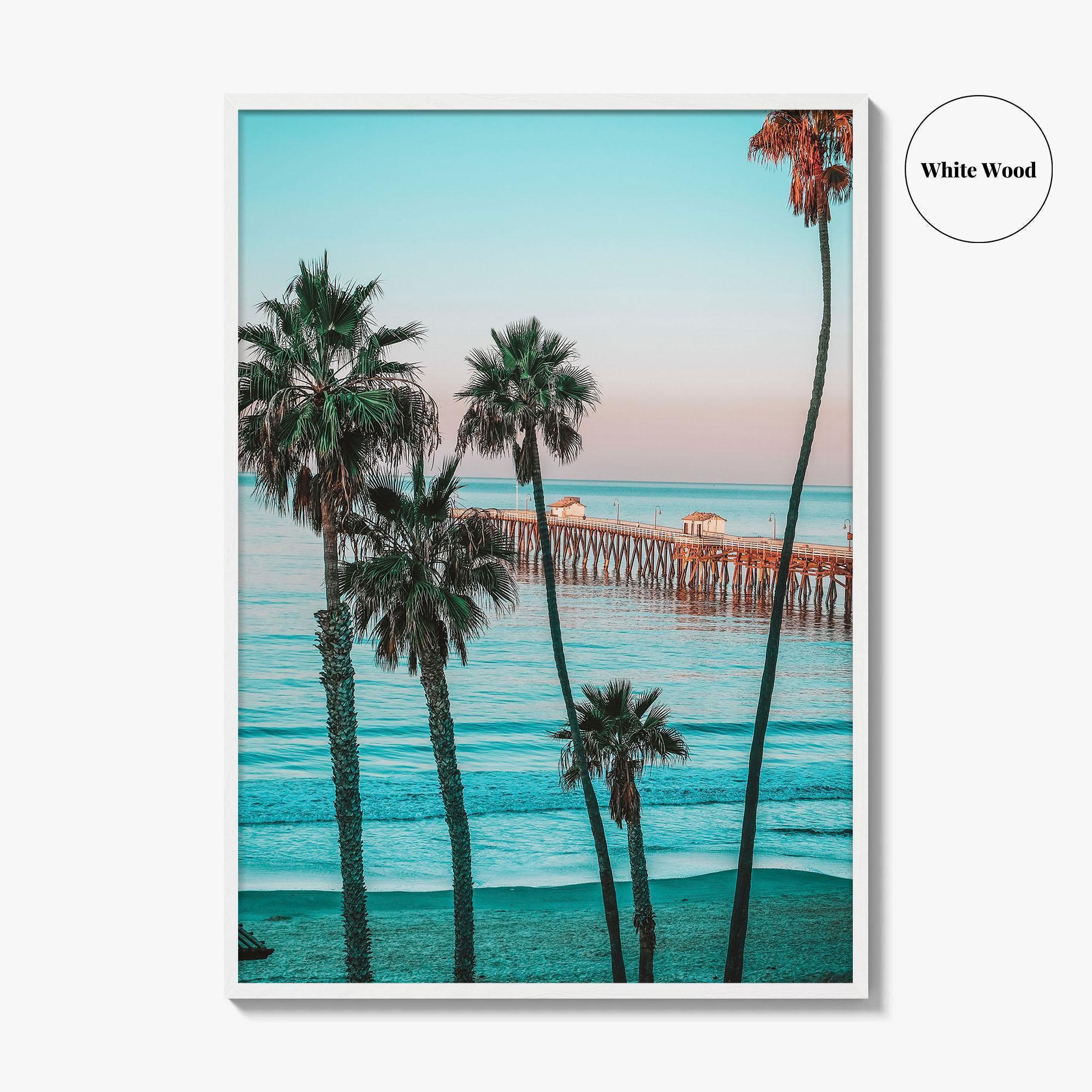 Southern California Fine Art Photo Print, Pier Wall Decor, USA Poster, SoCal