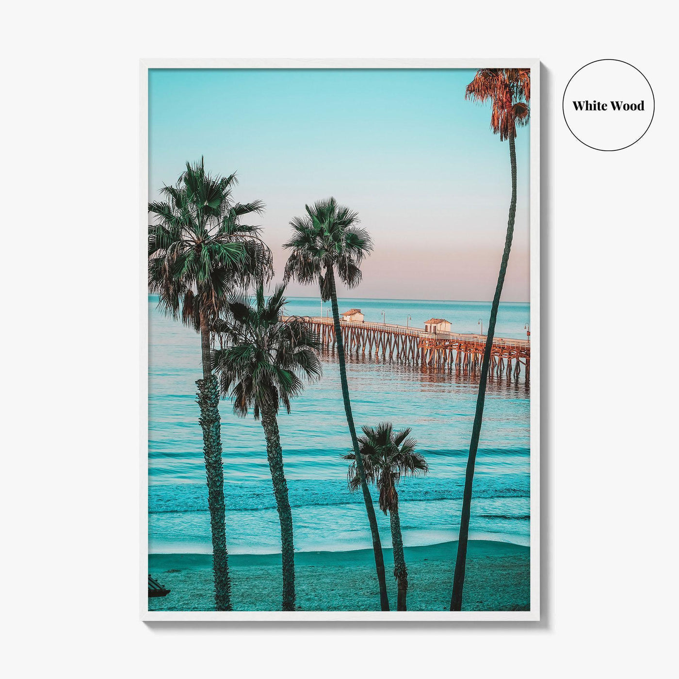 Southern California Fine Art Photo Print, Pier Wall Decor, USA Poster, SoCal