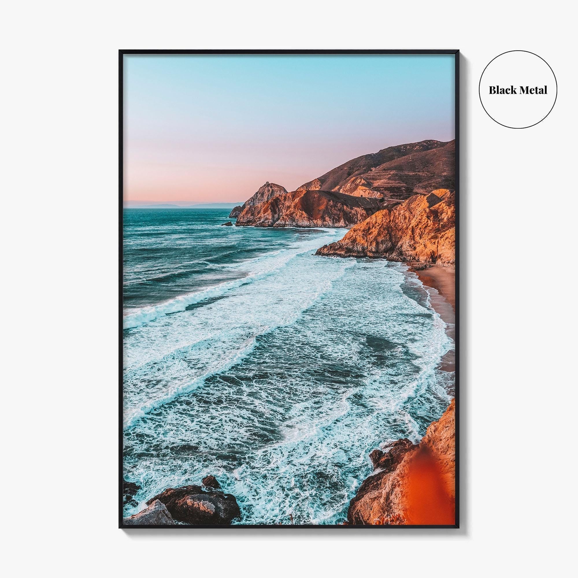 San Francisco Fine Art Photo Print, California USA, Highway 1 Coastal Cliffs Poster