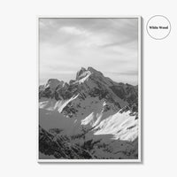 Tantalus Range Black and White Fine Art Photo Print, Squamish Vancouver Canada Poster