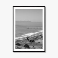 Pacifica Black and White Fine Art Photo Print, Mori Point California Poster USA