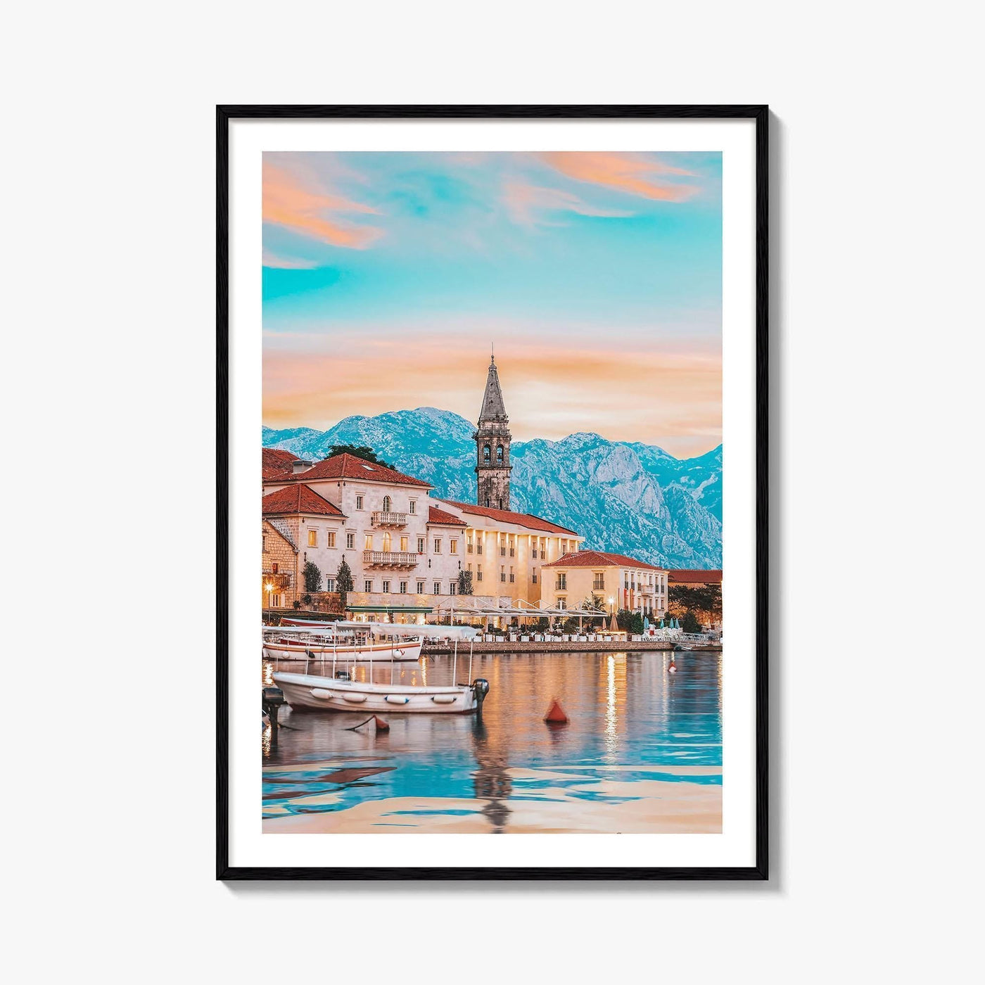 Perast Fine Art Photo Print, Kotor, Bay of Kotor, Montenegro Wall Decor Poster
