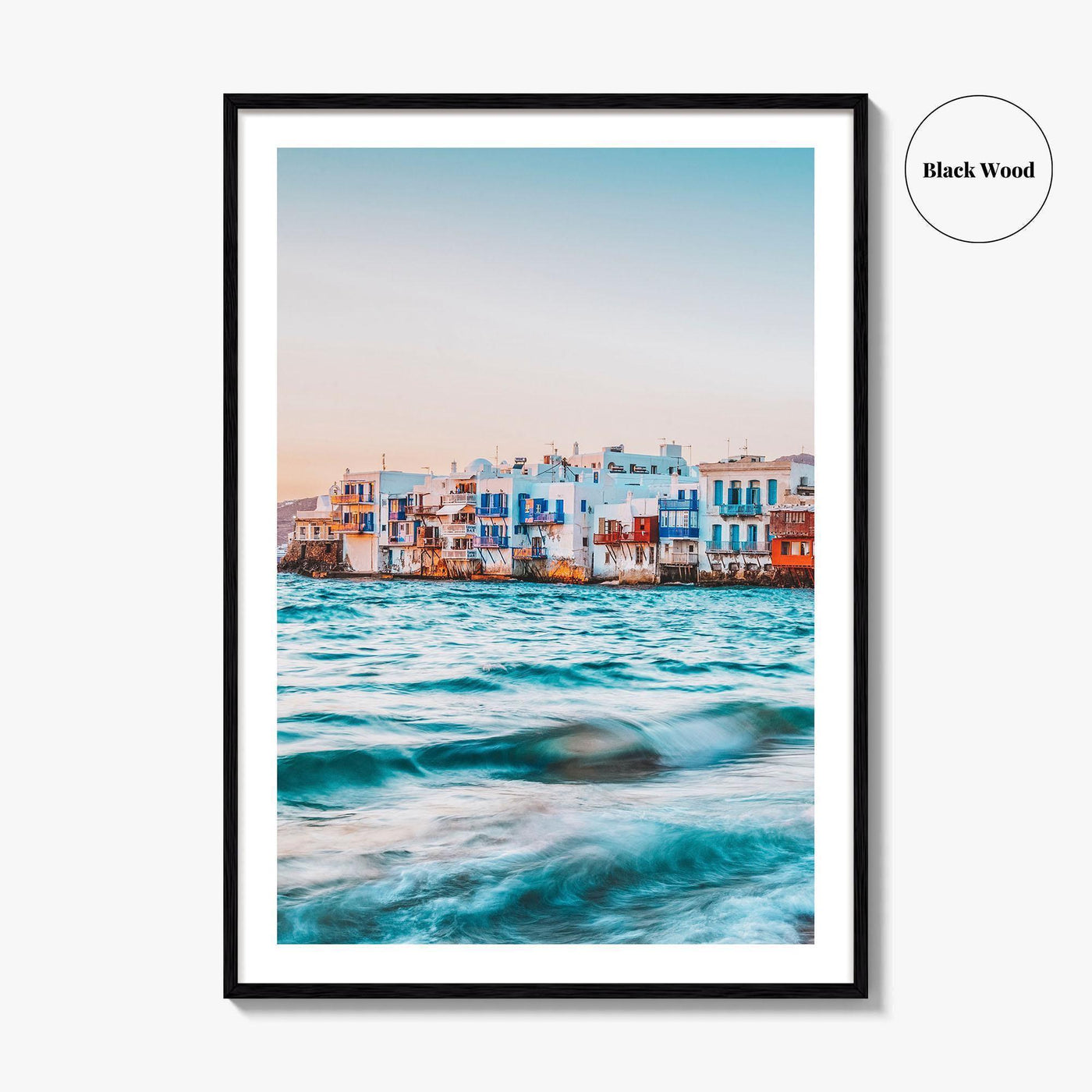 Mykonos Fine Art Photo Print, Little Venice, Greece Wall Art, Aegean Sea