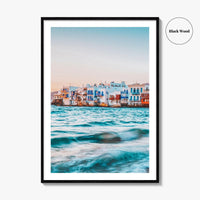 Mykonos Fine Art Photo Print, Little Venice, Greece Wall Art, Aegean Sea