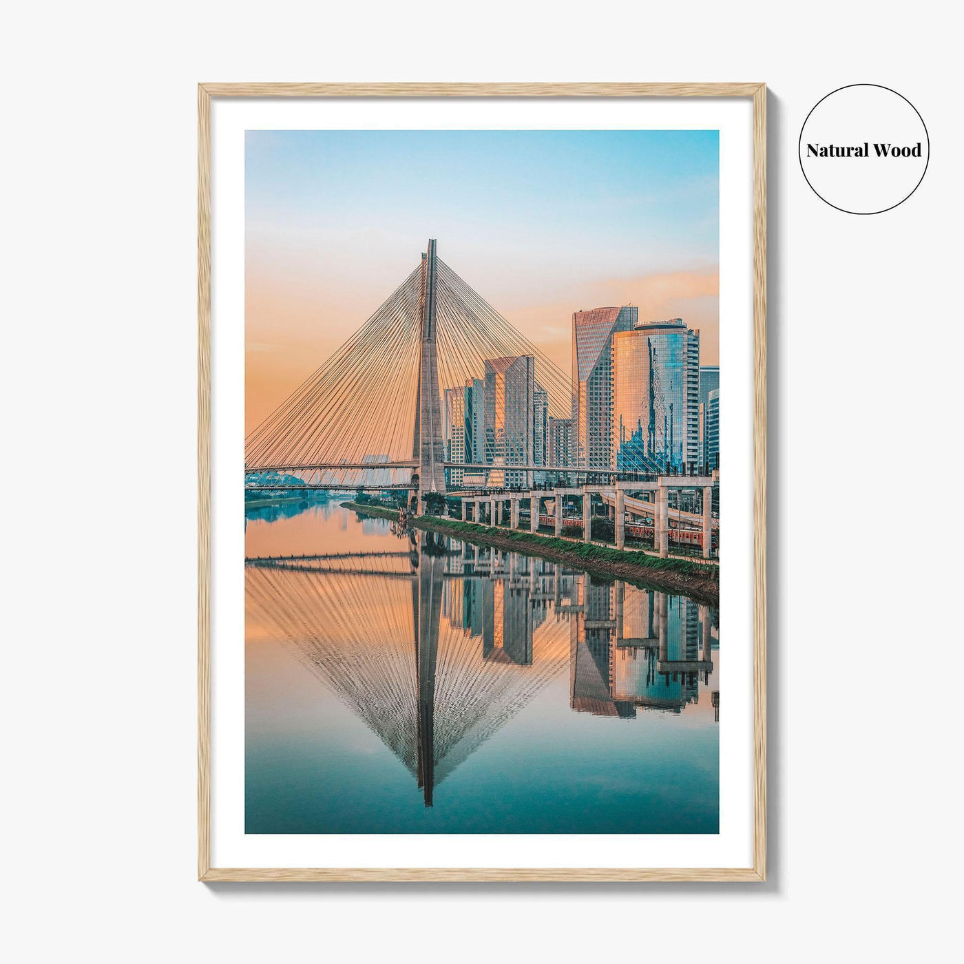Sao Paulo Skyline Fine Art Photo Print, Vertical Wall Decor Poster, Brazil City