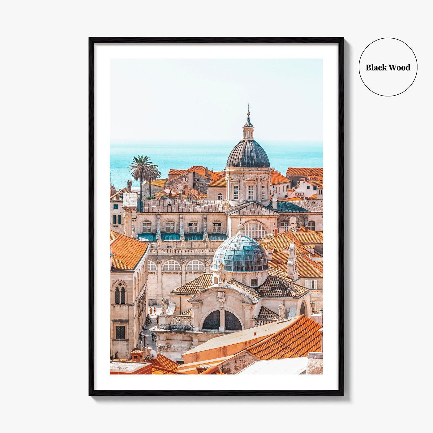 Dubrovnik Fine Art Photo Print, Old Town Panorama, Croatia Poster