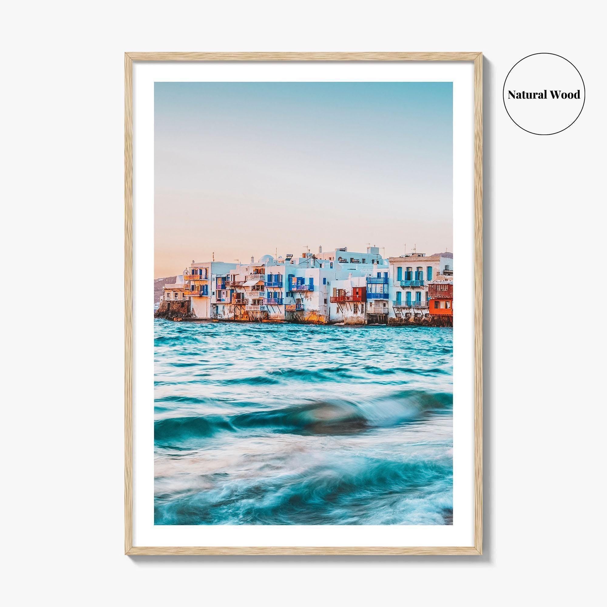 Mykonos Fine Art Photo Print, Little Venice, Greece Wall Art, Aegean Sea