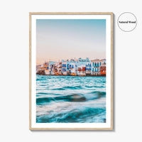Mykonos Fine Art Photo Print, Little Venice, Greece Wall Art, Aegean Sea
