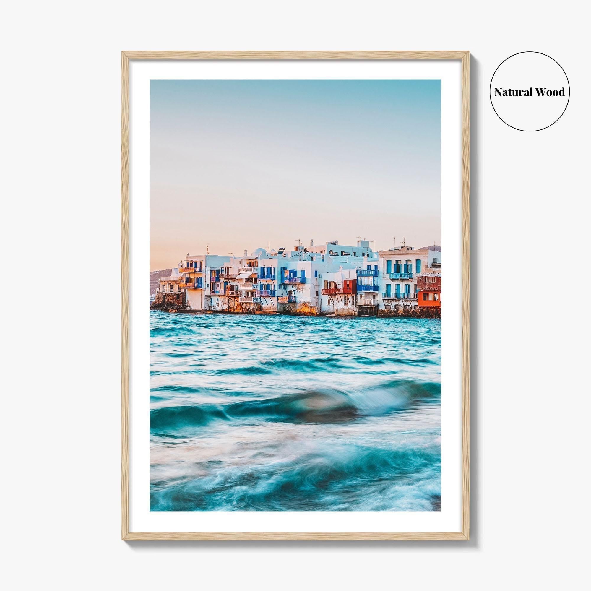 Mykonos Fine Art Photo Print, Little Venice, Greece Wall Art, Aegean Sea