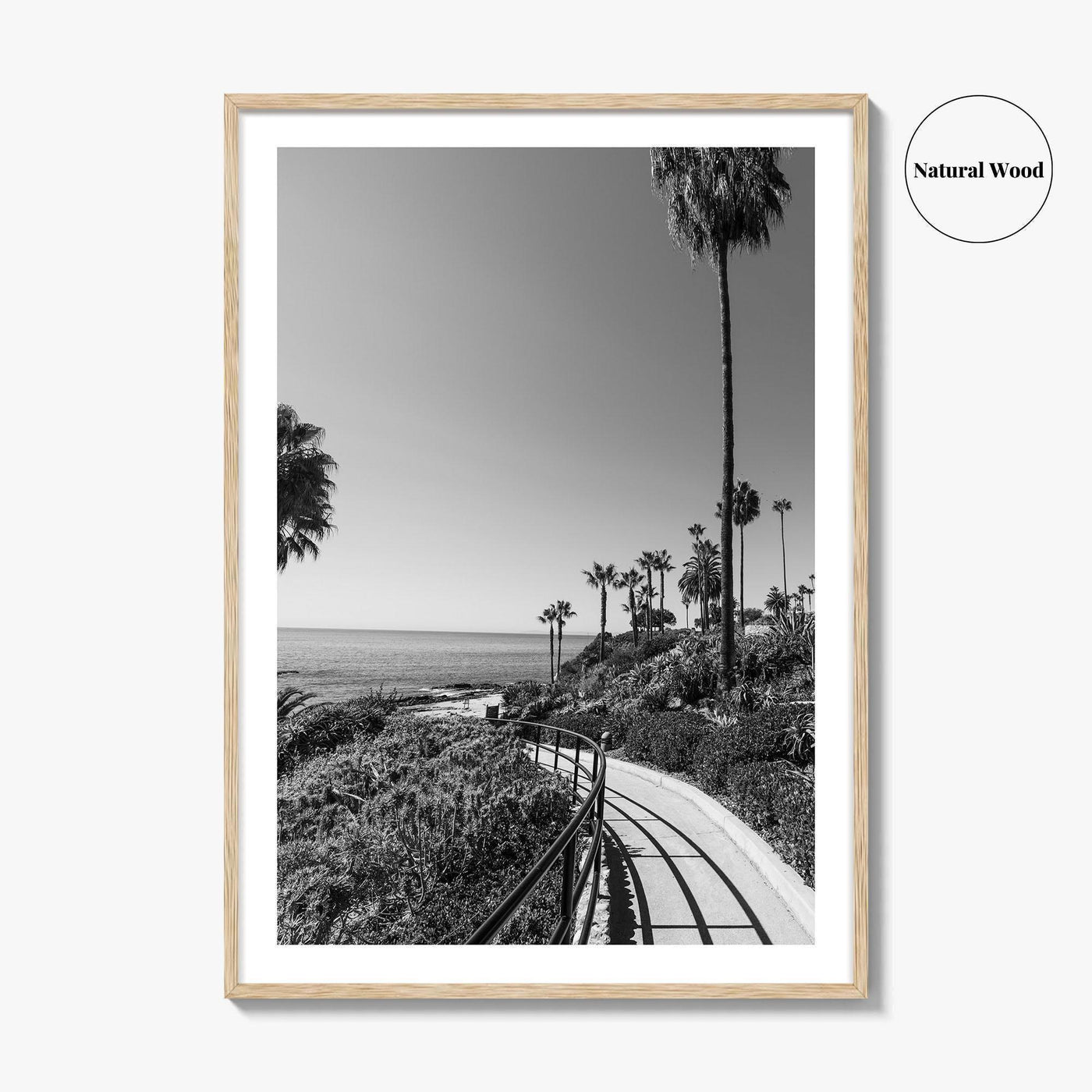 Laguna Beach Black and White Fine Art Photo Print, Orange County, California, USA