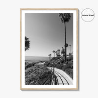 Laguna Beach Black and White Fine Art Photo Print, Orange County, California, USA