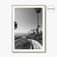 Laguna Beach Black and White Fine Art Photo Print, Orange County, California, USA