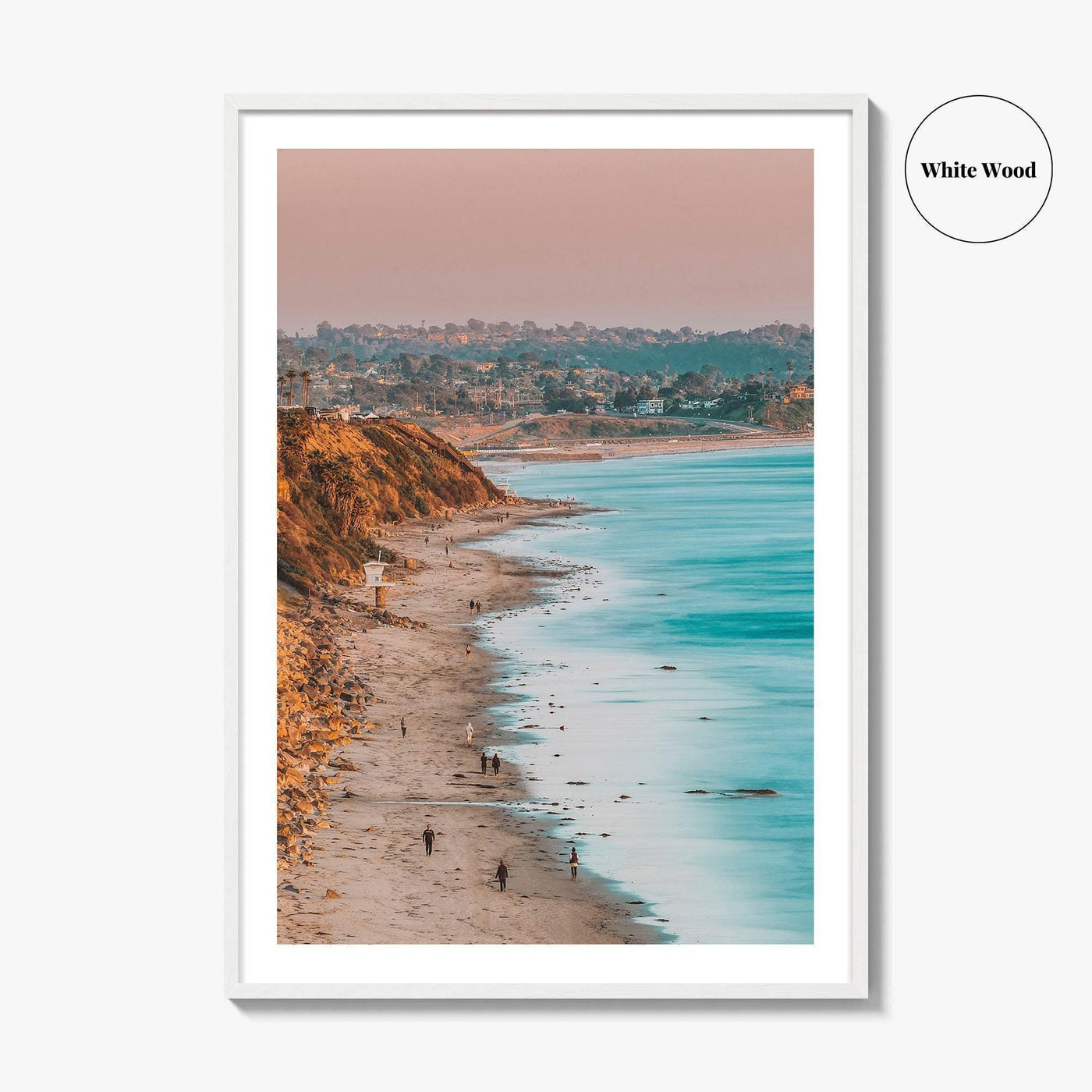 Encinitas Fine Art Photo Print, San Elijo State Beach, San Diego, California, USA