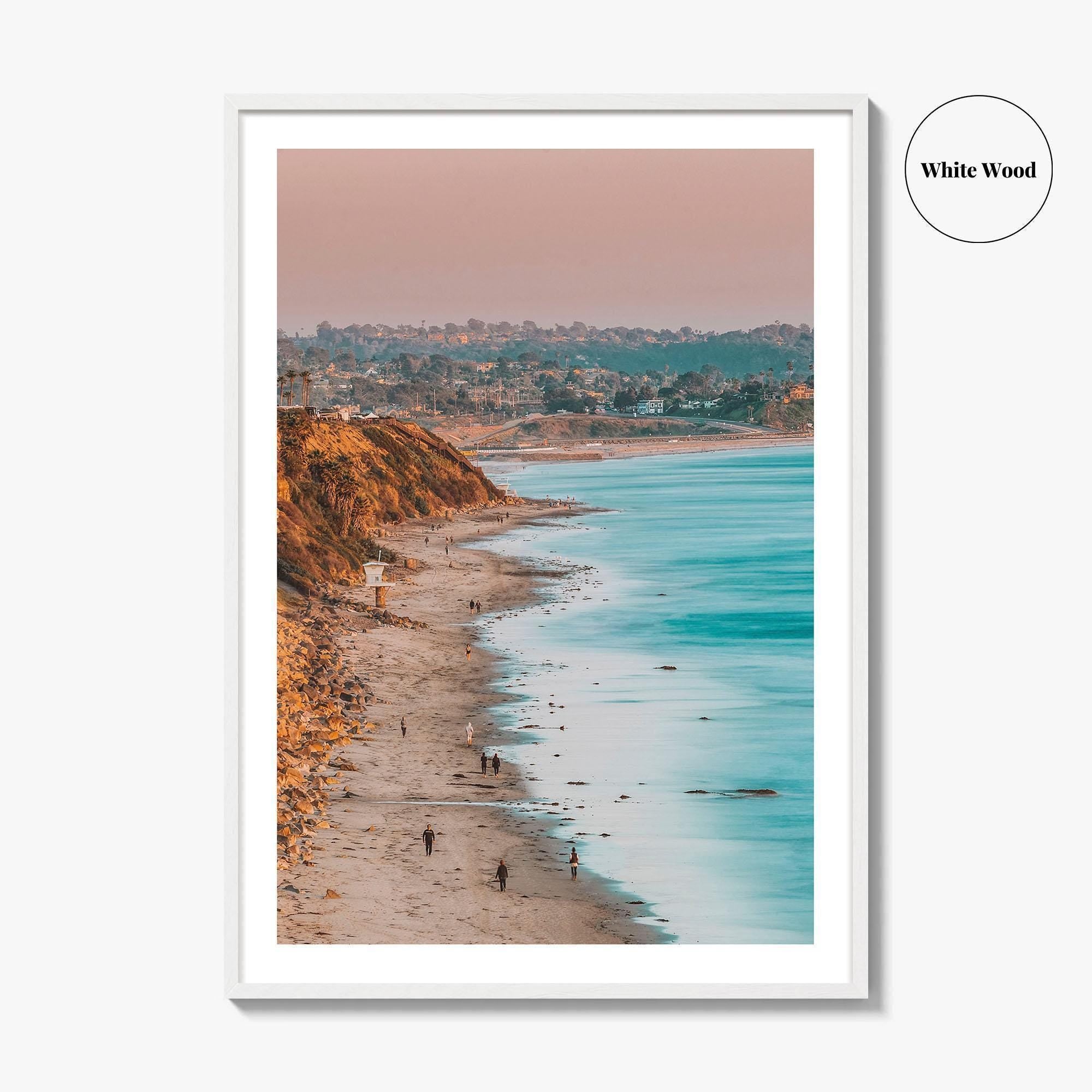 Encinitas Fine Art Photo Print, San Elijo State Beach, San Diego, California, USA