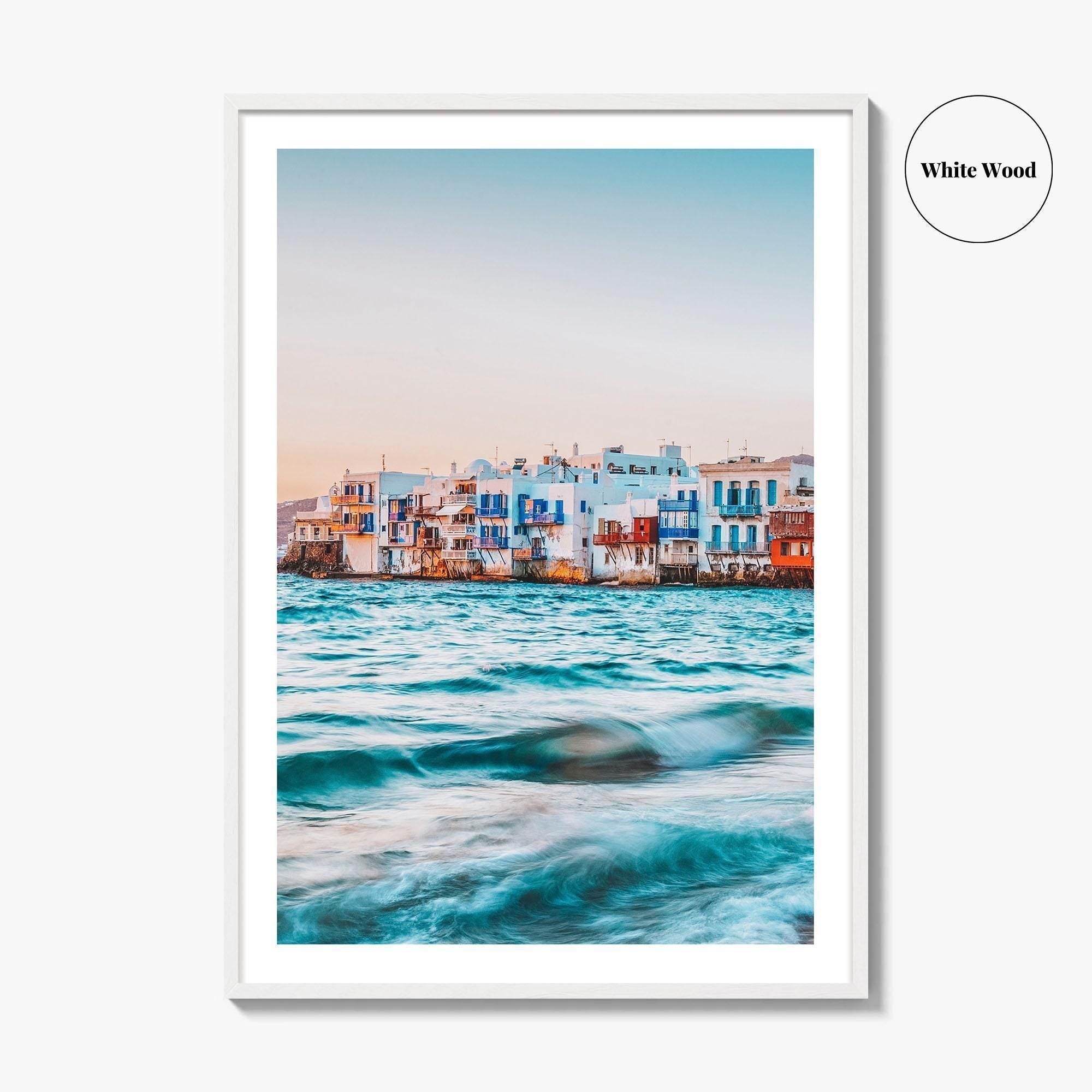 Mykonos Fine Art Photo Print, Little Venice, Greece Wall Art, Aegean Sea