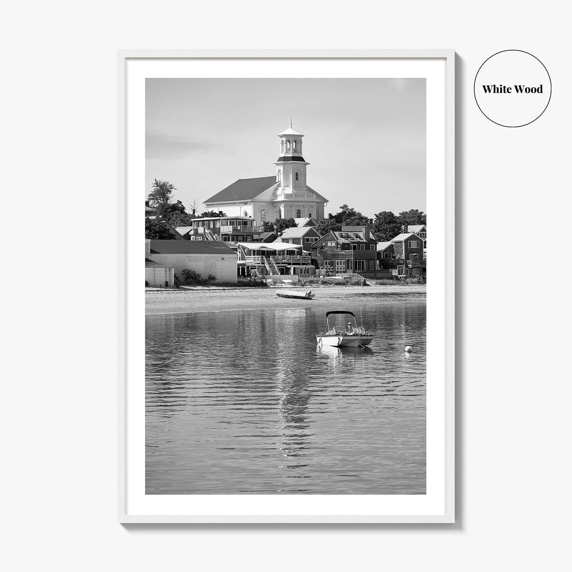 Cape Cod Black and White Fine Art Photo Print, Provincetown Massachusetts Poster